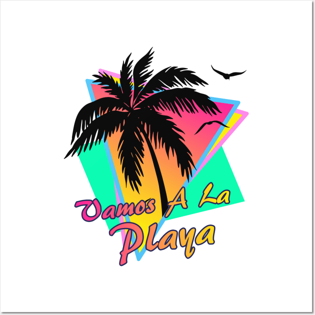 Vamos A La Playa Wall Art by Nerd_art